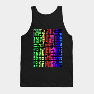 Geometric Abstract Design Tank Top